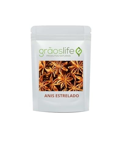 Anis Estrelado Especiaria 100gr - Grãos Life
