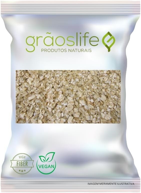 Aveia Flocos Finos Grãos Life - 1kg