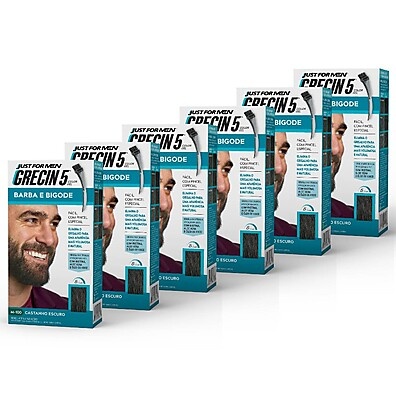 Grecin 5 Color: Barba e Bigode Sem Grisalhos em 5 Minutos!