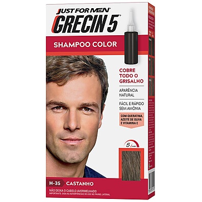 Grecin 5: Tonalizante 5 Minutos Castanho H-35
