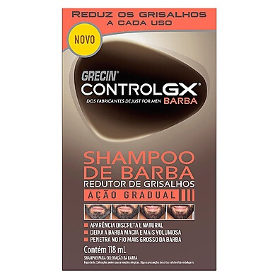 Grecin Control GX: Reduza os Grisalhos da Barba