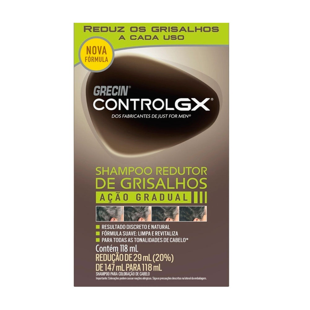 Grecin Control GX: Reduza os Grisalhos Gradualmente