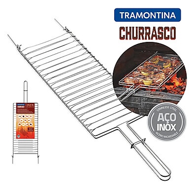 Grelha Dupla Abaulada Tramontina – Churrasco Prático e Durável