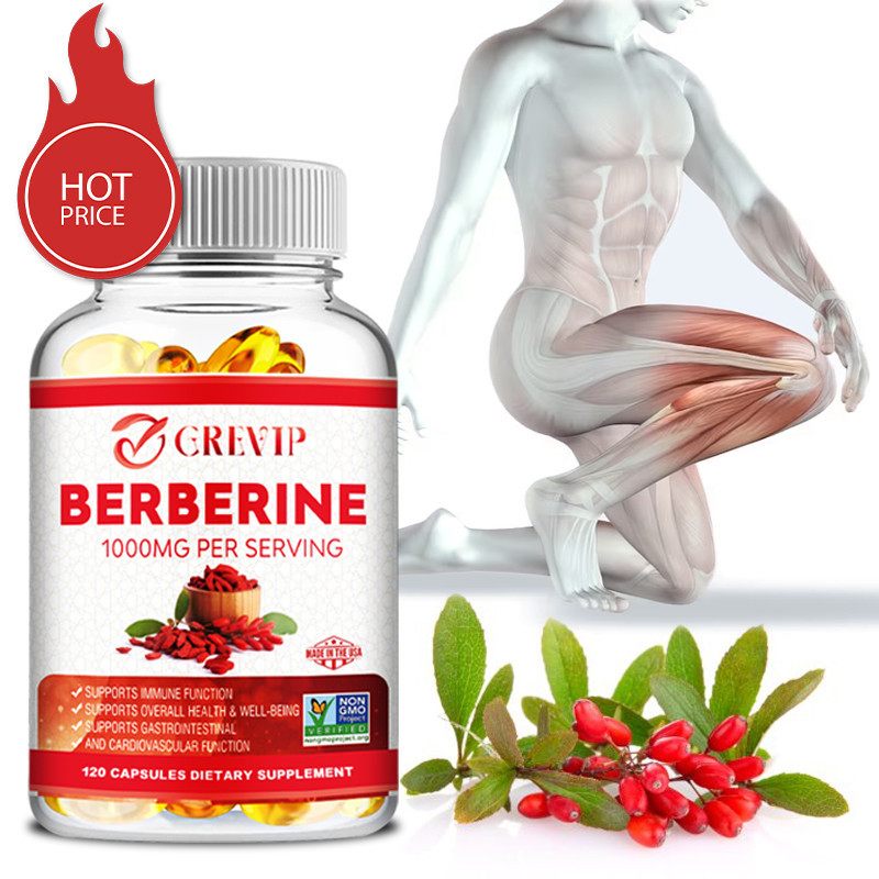 GREVIP Berberine 1000mg: Imunidade e Coração