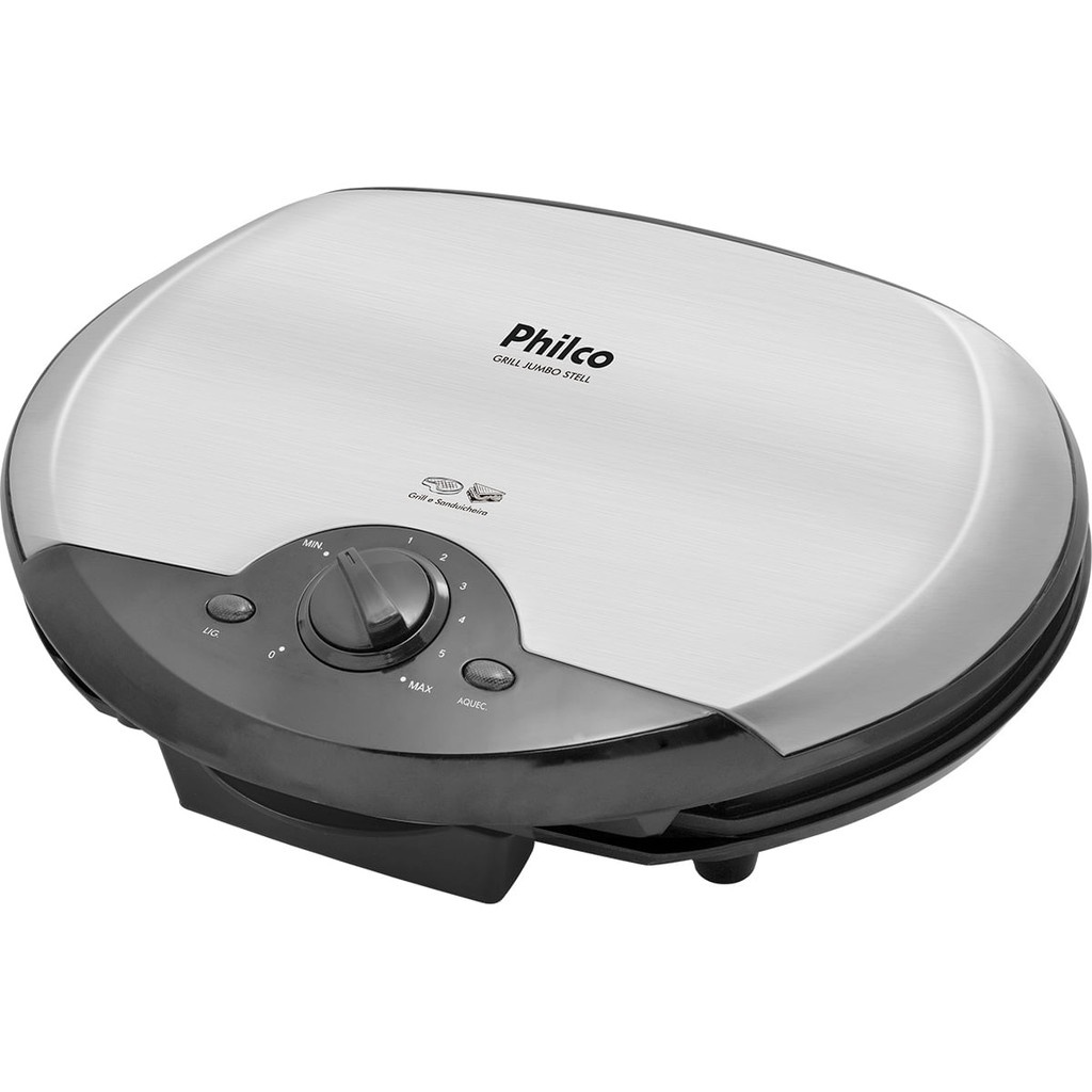 Grill Philco Jumbo Steel: Grelhe Fácil!