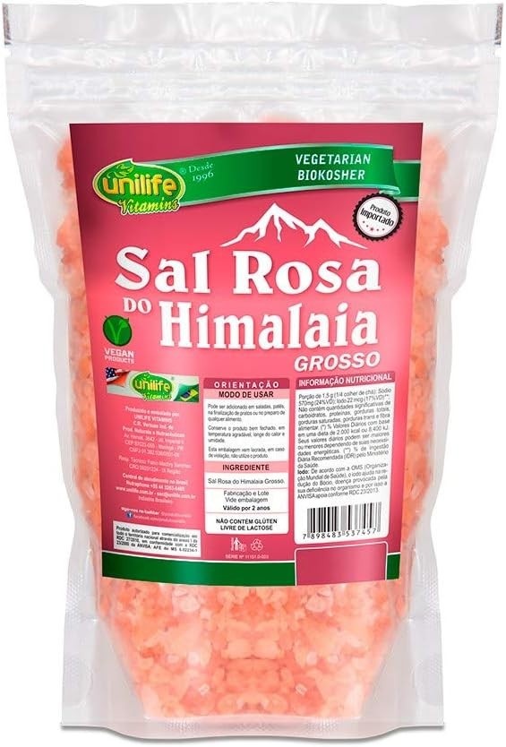 Sal rosa do himalaia grosso