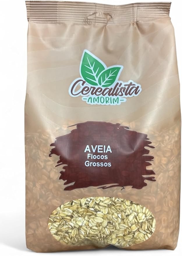 Aveia Flocos Grossos Cerealista Amorim 500g Cerealista Amorim