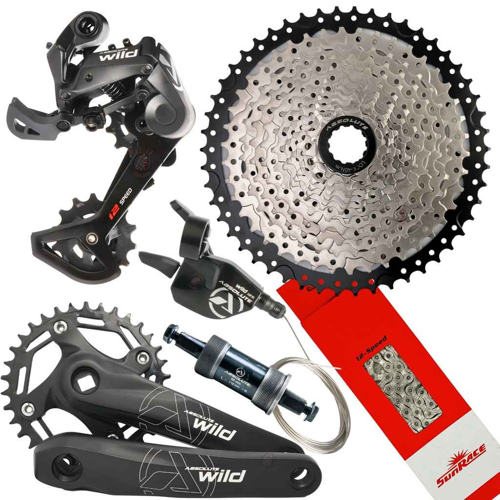 Grupo Relação Absolute Wild 2 12V MTB: Upgrade Completo