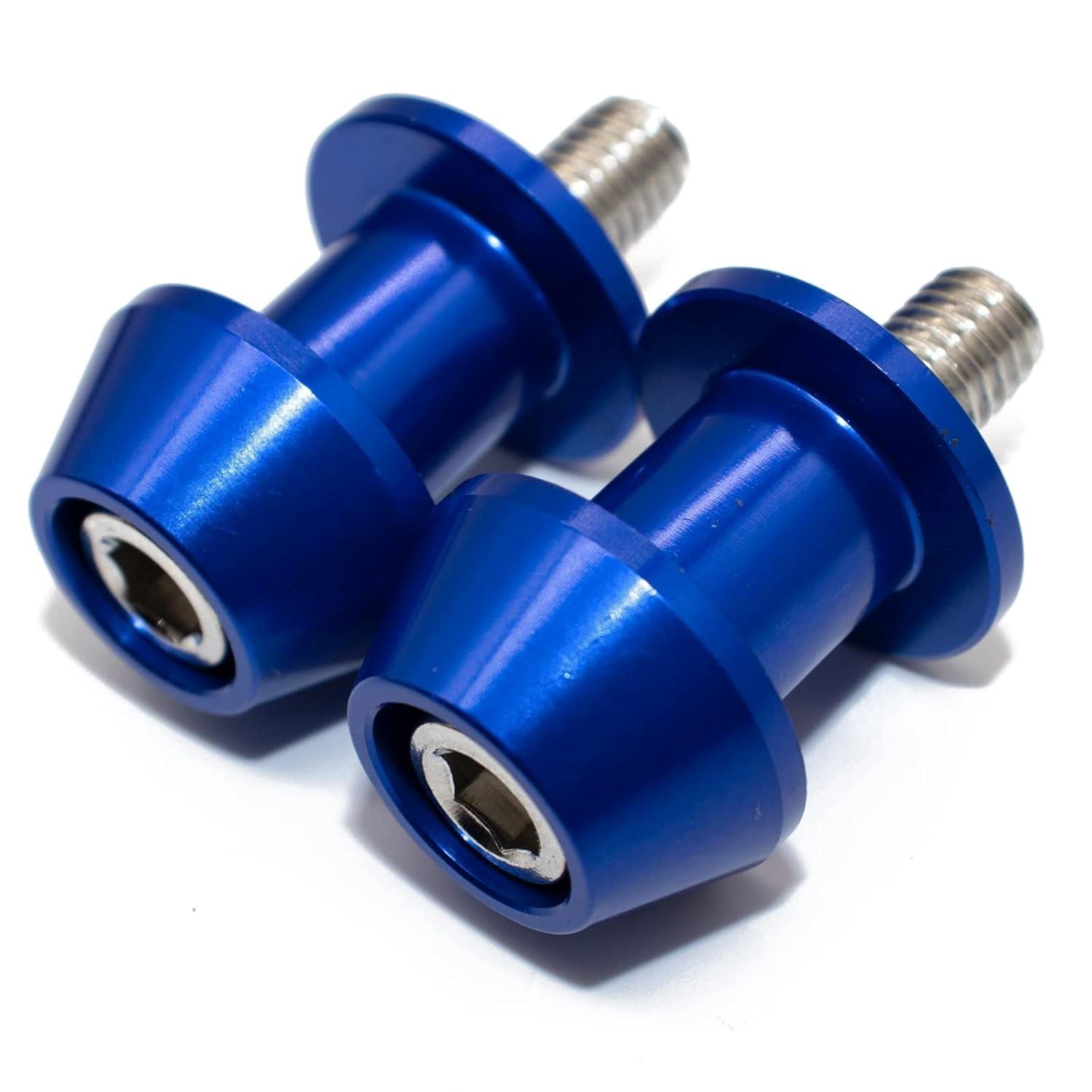 Protetores de Braço Oscilante 8mm CNC Alumínio para Honda CBR, Suzuki GSXR e Mais - Azul