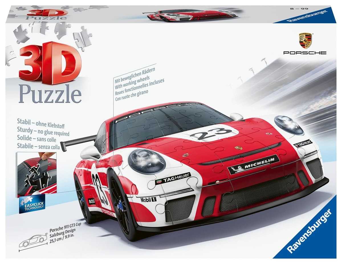 Porsche 911 GT3 Cup Salzburg Design: Monte seu Ícone Esportivo em 3D!