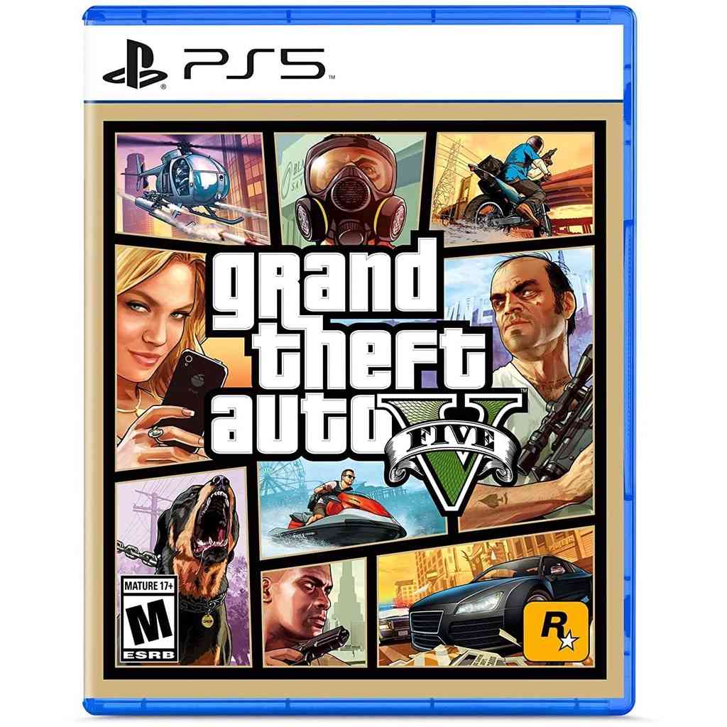 GTA 5 PS5: Ação e Aventura em Mídia Física