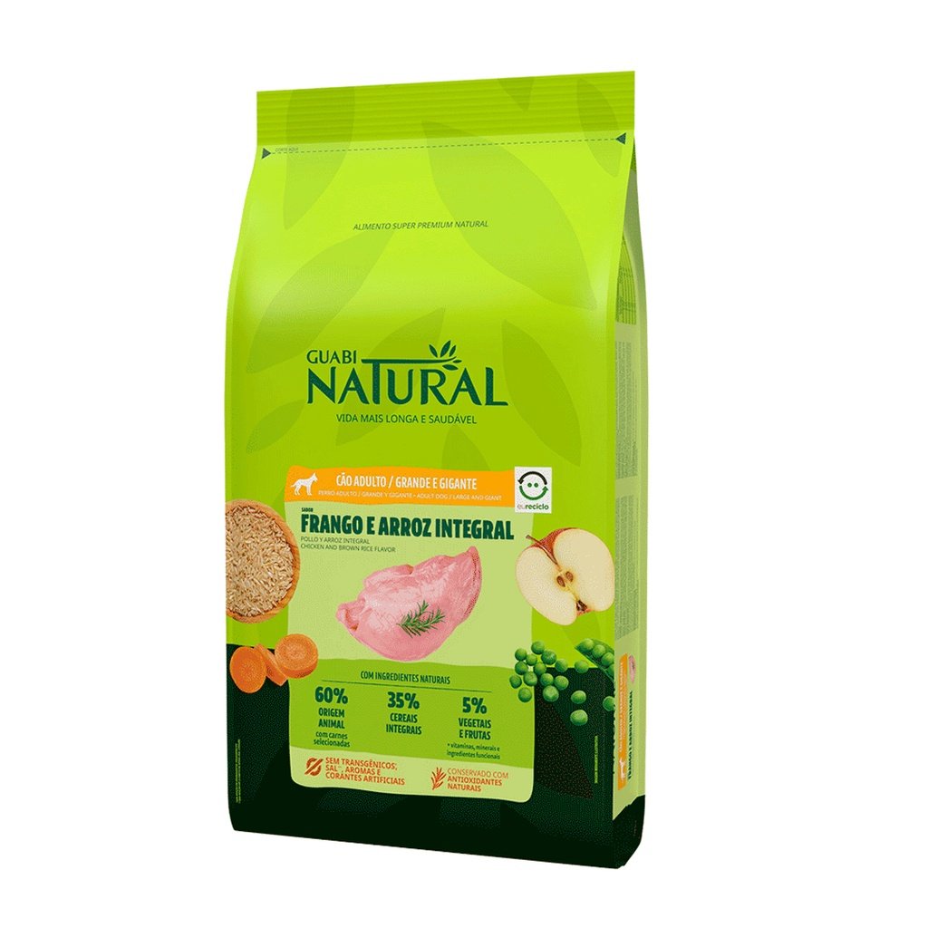 Guabi Natural: Ração para Cães Grandes e Gigantes