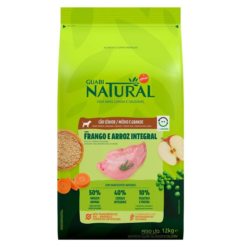 Guabi Natural Senior: Ração para Cães Idosos