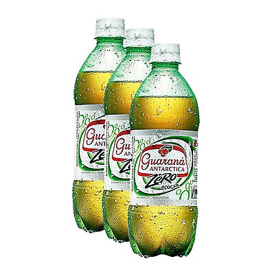 Guaraná Antarctica Zero: Kit 3x600ml 🥤