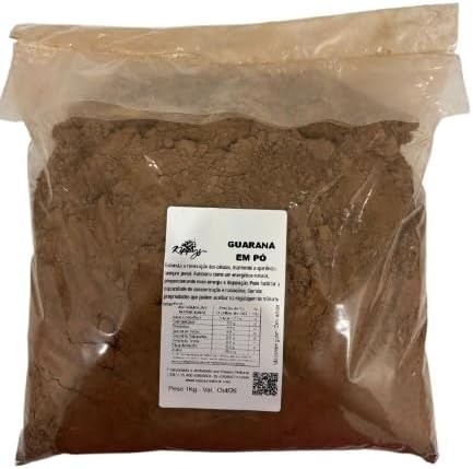 Guaraná em Pó 100% puro - 1kg - Kippys Natural