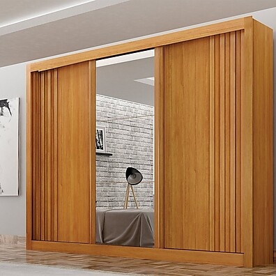 Guarda Roupa 3 Portas Milano: Design e Organização