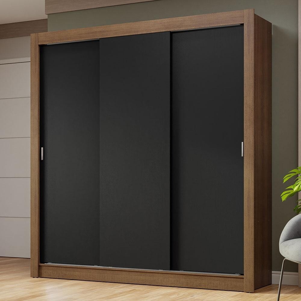 Guarda-Roupa Casal 3 Portas Correr Nobre Madesa