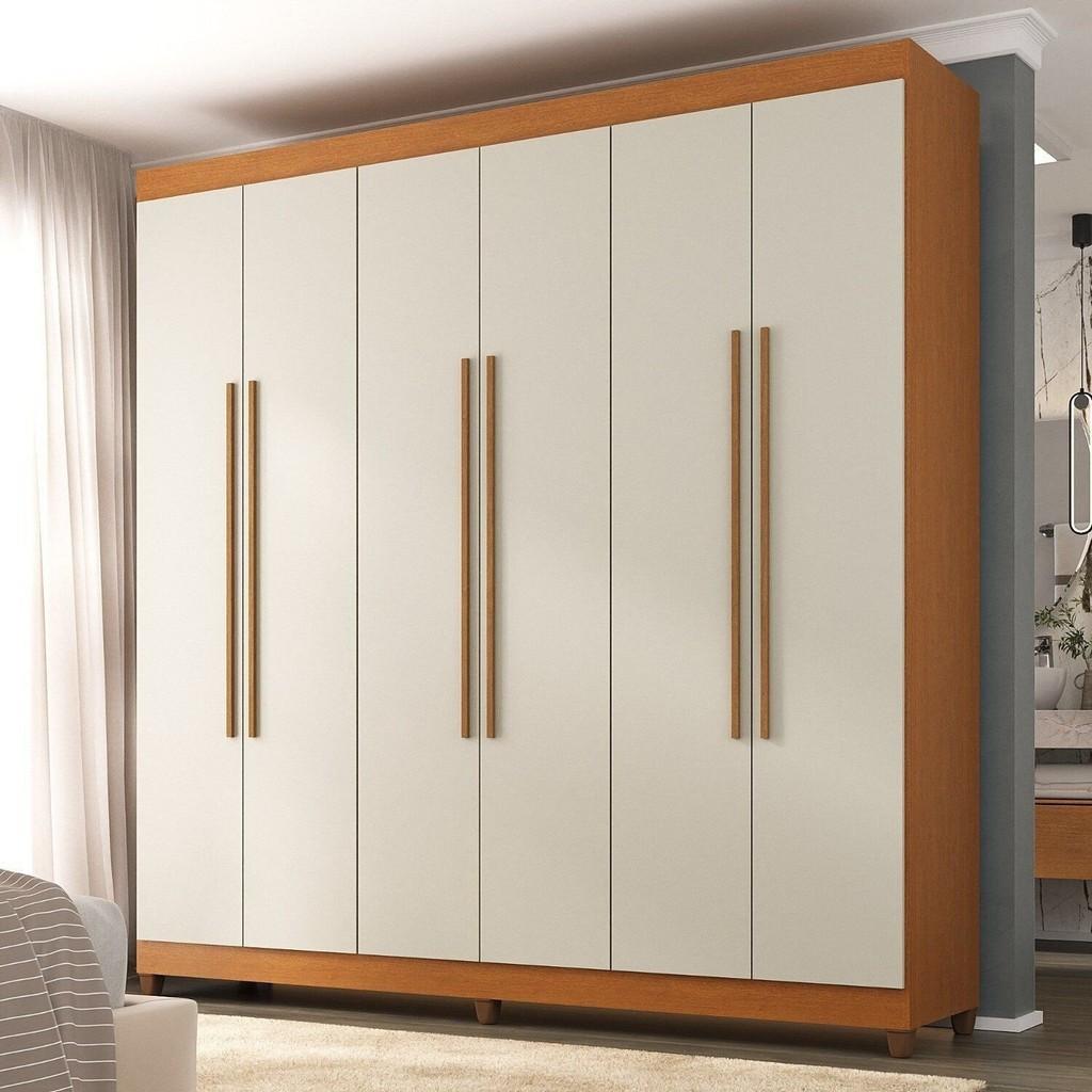 Guarda-Roupa Casal Apolo: 6 Portas e 2 Gavetas