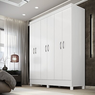 Guarda-Roupa Casal Branco: Espaço e Elegância