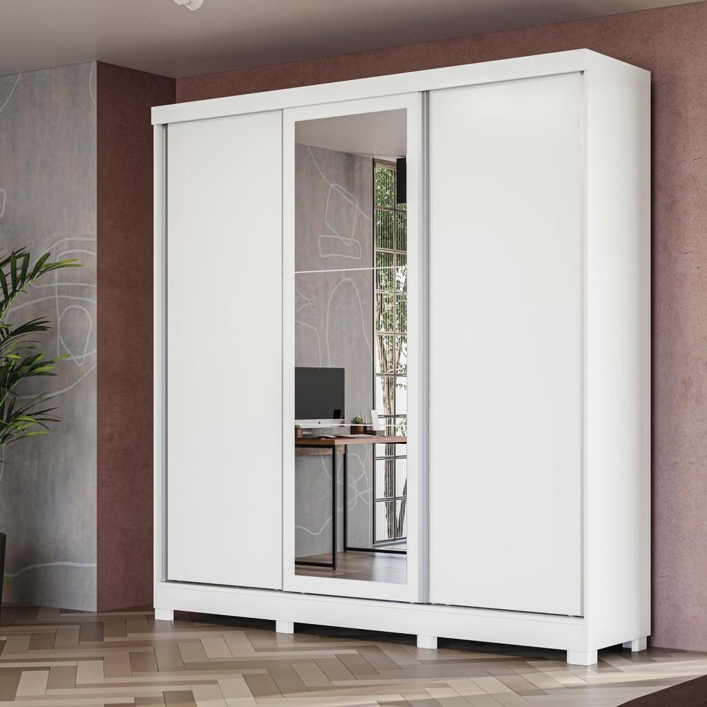 Guarda-Roupa Casal Branco Kappesberg: Espaço & Elegância
