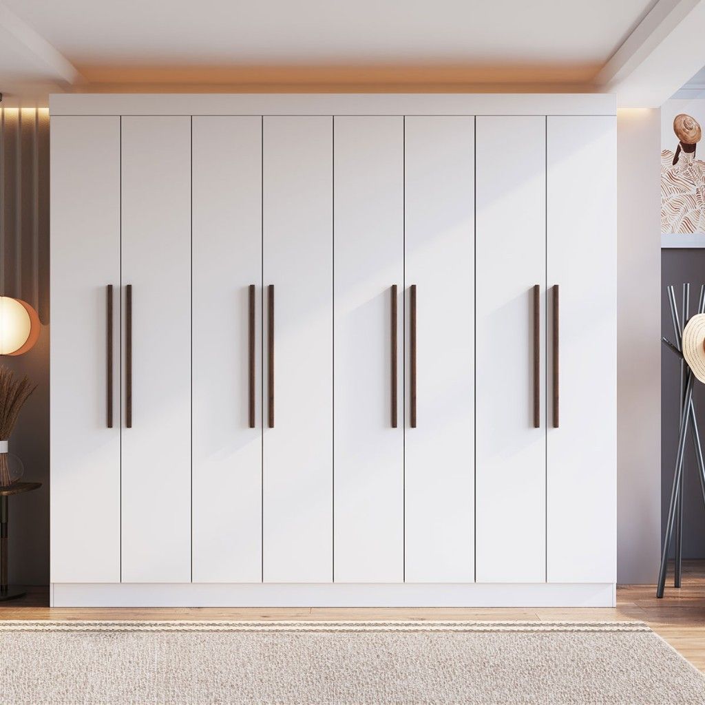 Guarda-Roupa Casal Califórnia: 8 Portas + 4 Gavetas