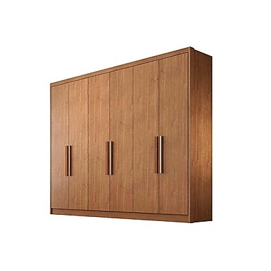 Guarda Roupa Casal Cumaru: 6 Portas + 6 Gavetas