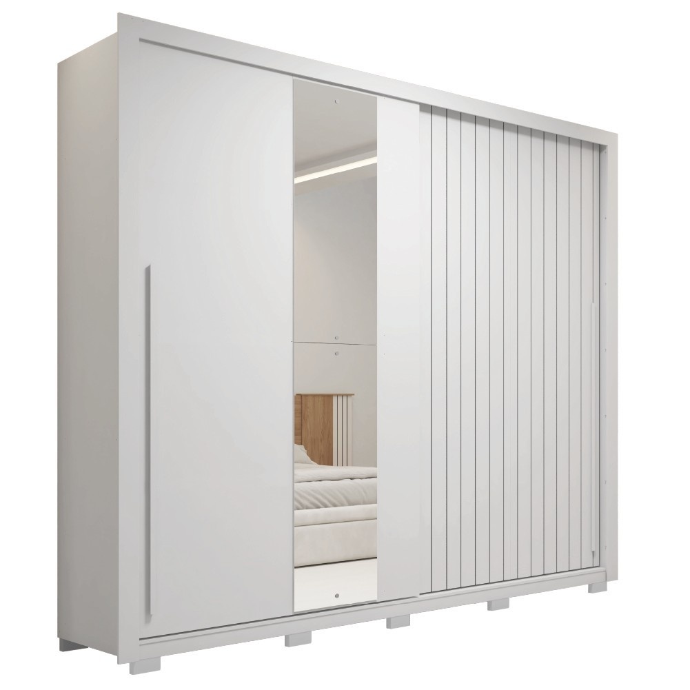 Guarda Roupa Casal Eloa Branco: Design e Organização