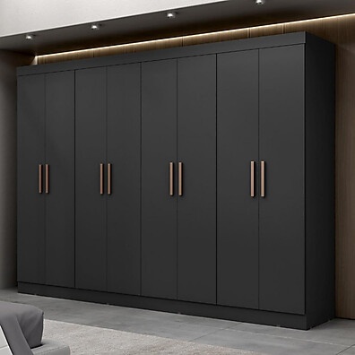 Guarda Roupa Casal Genebra: 8 Portas e 100% MDF