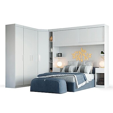 Guarda Roupa Casal Genova Plus: 6 Portas e 4 Gavetas