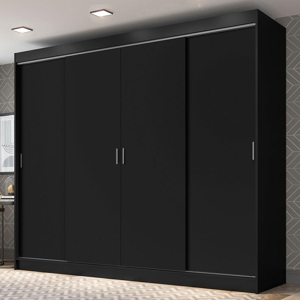 Guarda-Roupa Casal Madesa Austin: 4 Portas e 3 Gavetas