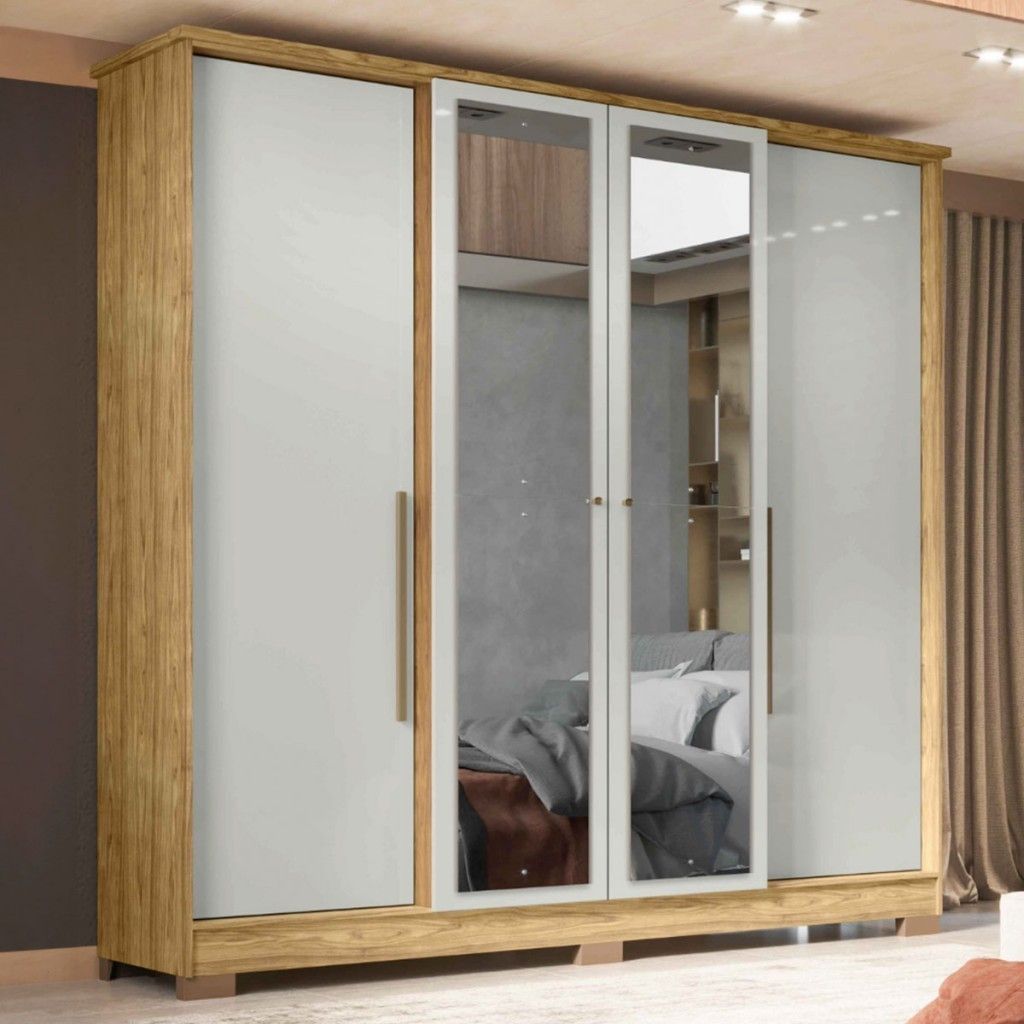 Guarda Roupa Casal Mônaco: Espaço e Elegância