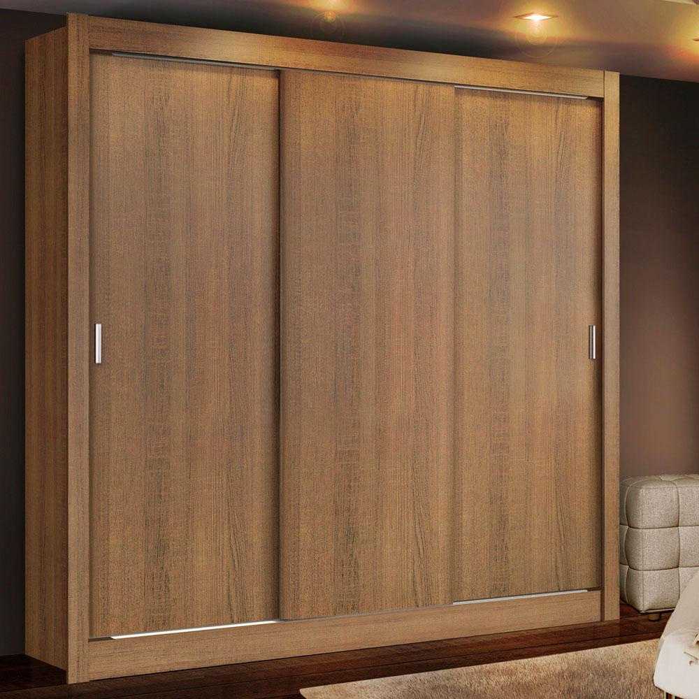Guarda Roupa Casal Mônaco - Madesa Rustic