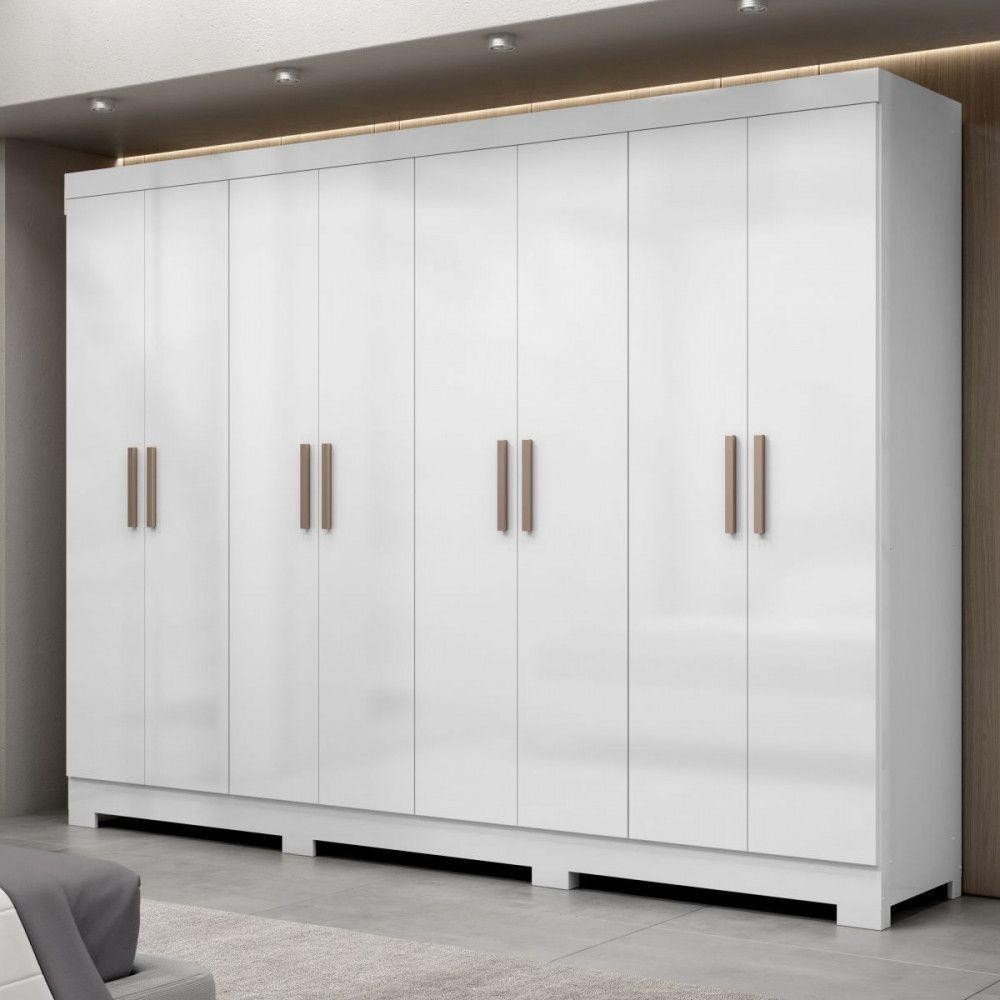 Guarda Roupa Casal Paris: 8 Portas e Elegância