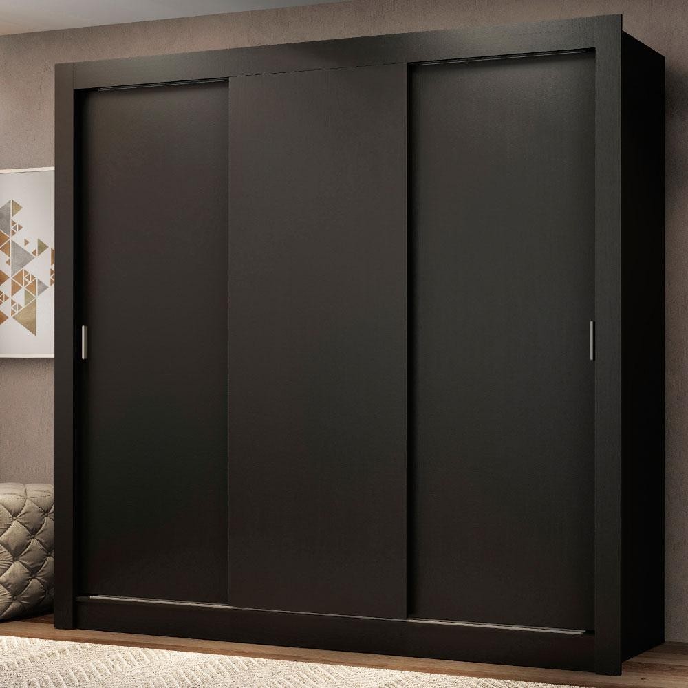 Guarda Roupa Casal Preto Mônaco: Organize com Estilo!