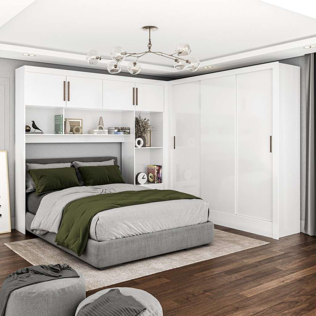 Guarda-Roupa Casal Santiago: 7 Portas e 5 Gavetas!