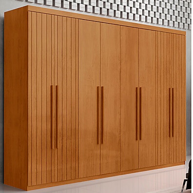 Guarda-Roupa Casal Toronto: 8 Portas + 4 Gavetas em MDF