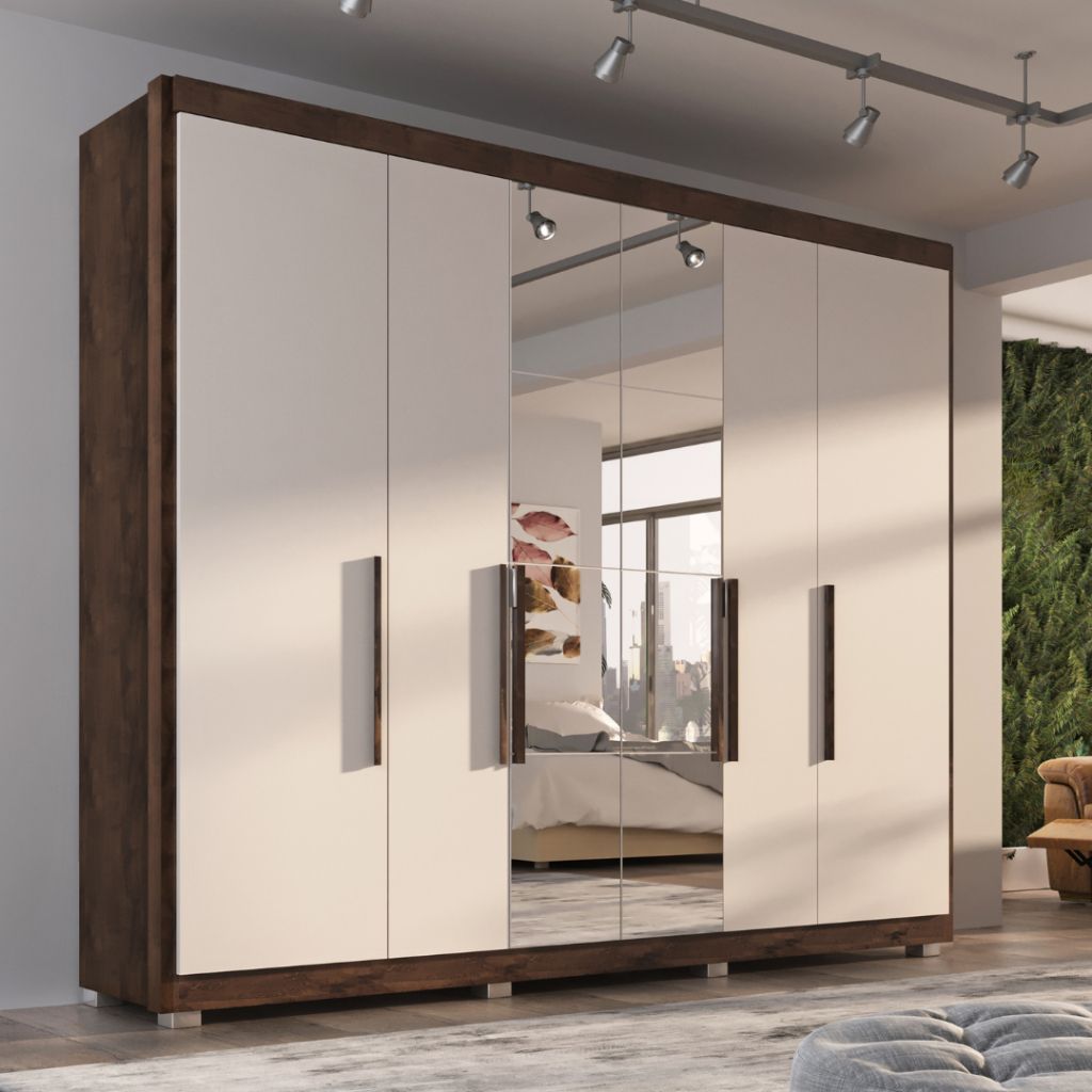 Guarda Roupa Casal Valencia: Espaço e Elegância