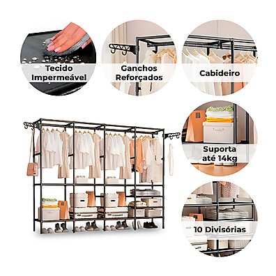 Guarda Roupa Dobrável Decoteam – Organize Sem Complicação