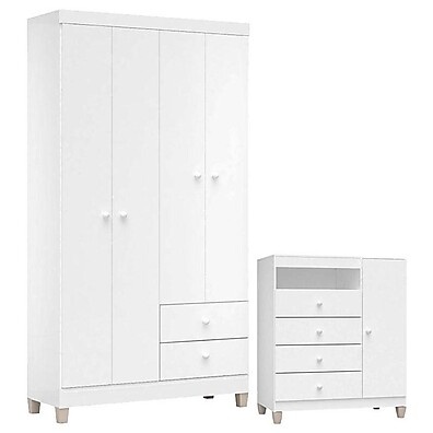 Guarda Roupa e Cômoda Baby: Organize com Ternura!