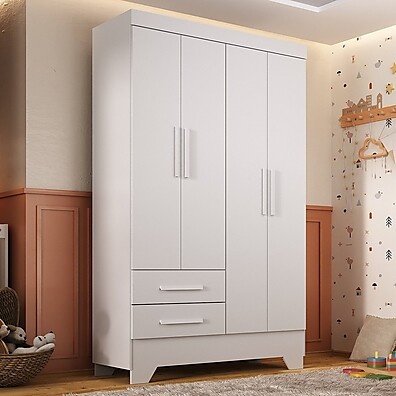 Guarda Roupa Infantil 4 Portas: Organize o Quarto!