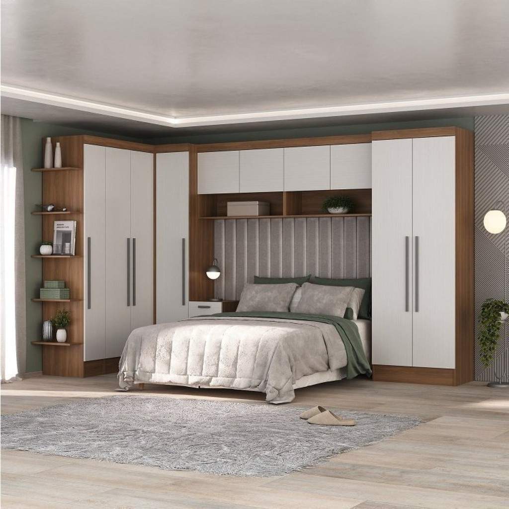 Guarda Roupa Modulado 10 Portas: Organize com Estilo!