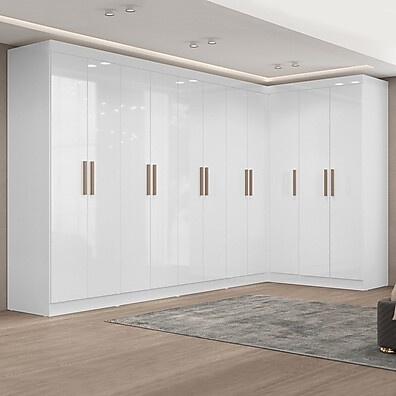 Guarda-roupa Paris 11 Portas e 4 Gavetas: Organize seu quarto com estilo