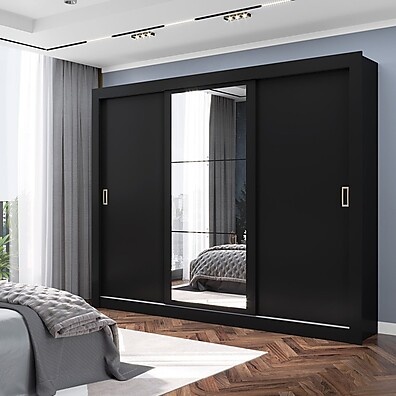 Guarda Roupa Preto Serenity: Organize com Estilo!