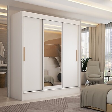 Guarda-Roupa Solteiro Dallas: Seu Quarto Organizado!