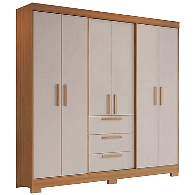 Guarda-Roupas Casal 6 Portas: Espaço e Estilo para Seu Quarto