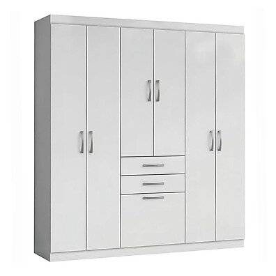 Guarda-Roupas Casal 7 Portas: Espaço e Estilo na Medida Certa