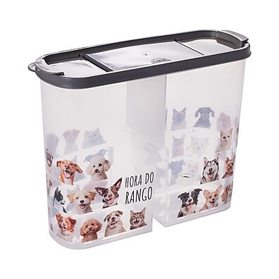 Guarda Tudo Duet Retangular 2,4L – Organize com Estilo e Segurança