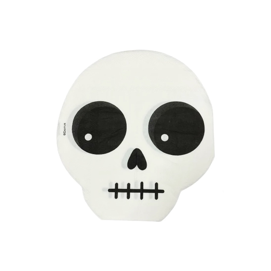 Guardanapo Caveira Halloween: Decore sua Festa!