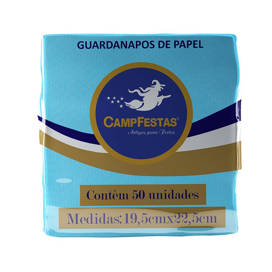Guardanapo Crepado Azul Claro: Festa Perfeita!