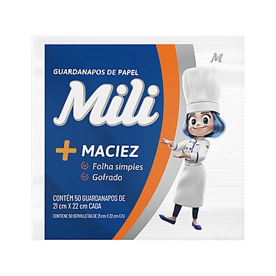 Guardanapos Mili +Maciez: Suavidade e Qualidade